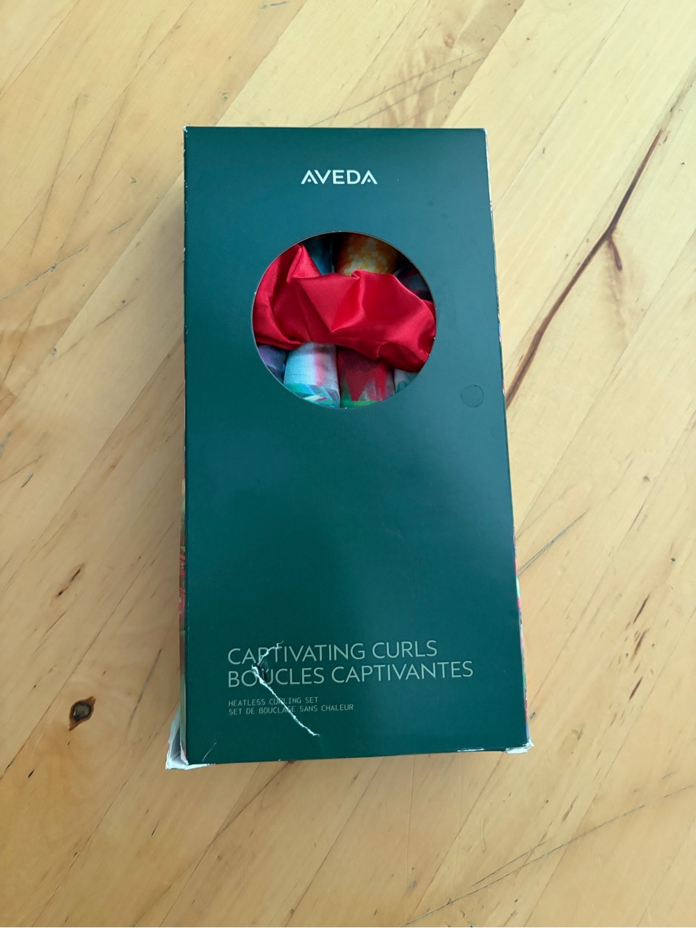 AVEDA Captivating Curls Set — Green Box with Red Accent